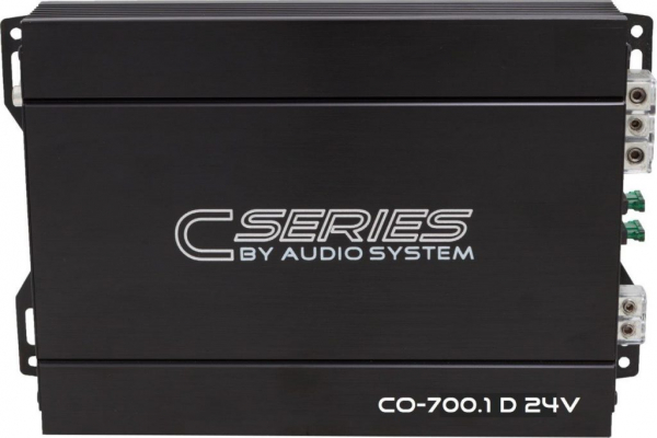 Audio system mono subwoofer amplifier Co 700.1 for trucks 24 Volt