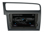 Nachrüst Autoradio mit 8 Zoll Monitor für Golf 7 bis 5/2017 ESX (ohne Navisoftware)